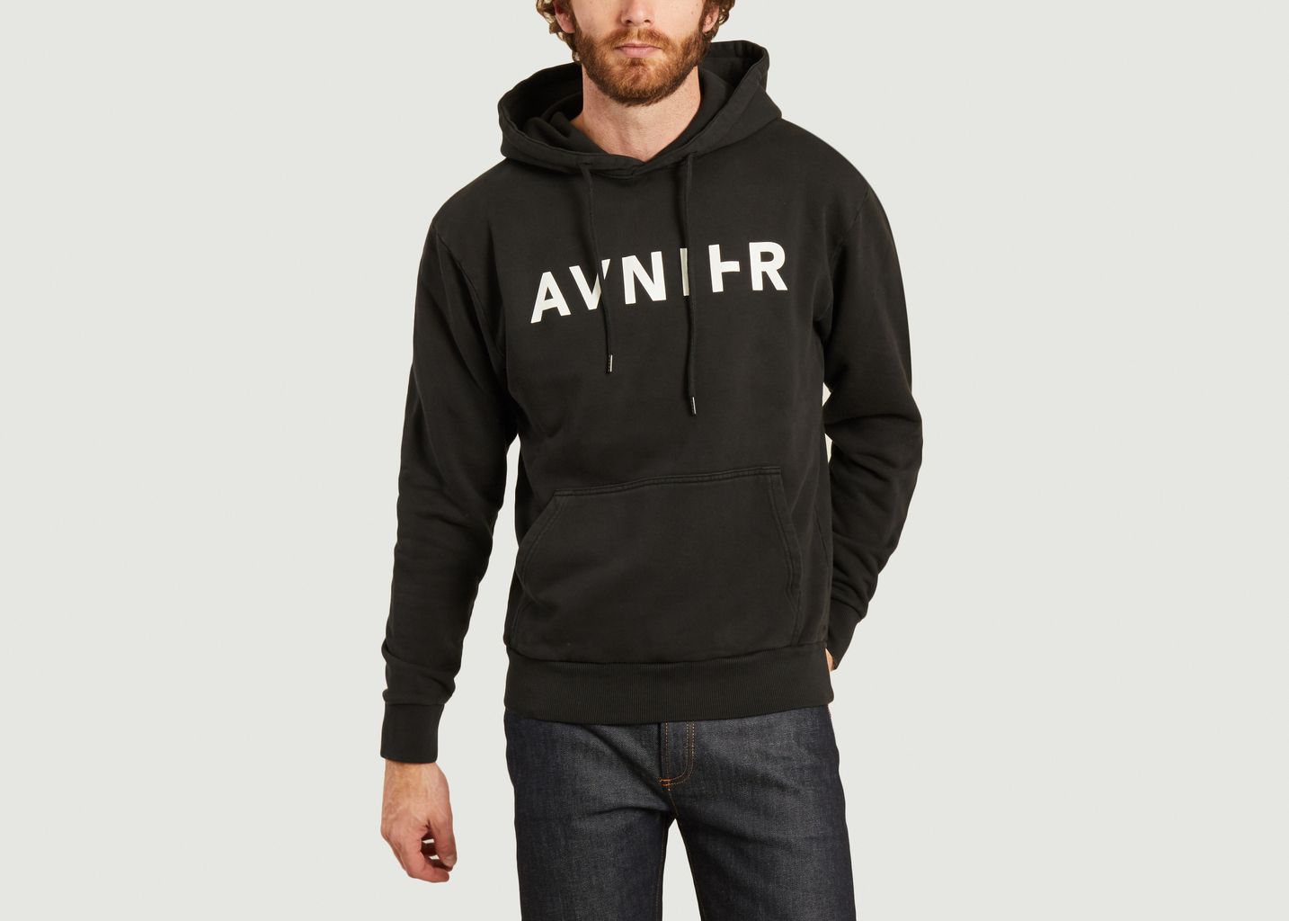 Horizontal organic hoodie  - AVNIER