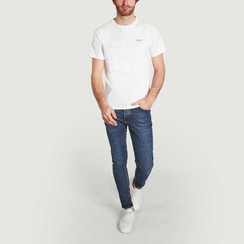 T-Shirt Source White Vertical V2 - AVNIER