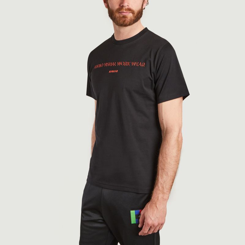 T-Shirt Source Black AVWW 3D - AVNIER
