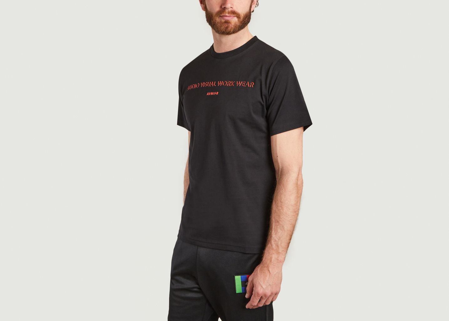 T-Shirt Source Black AVWW 3D - AVNIER