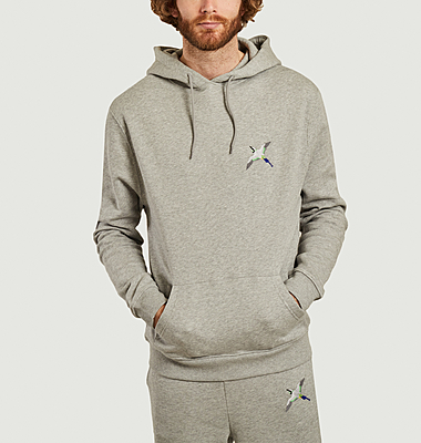 Single bee bird hoodie 