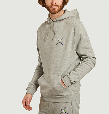 Single bee bird hoodie 