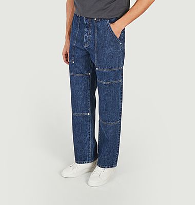 Jeans mit markierten Seams Trace