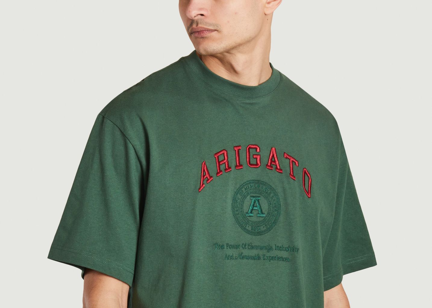 Besticktes Arigato University T-Shirt - Axel Arigato