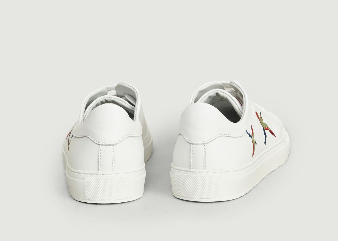 Clean 90 Leder-Sneakers mit gestickten Vögeln - Axel Arigato