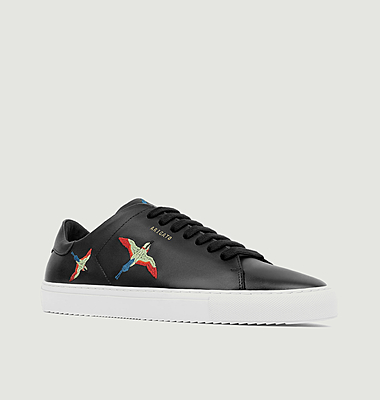 Clean 90 leather sneakers with embroidered birds