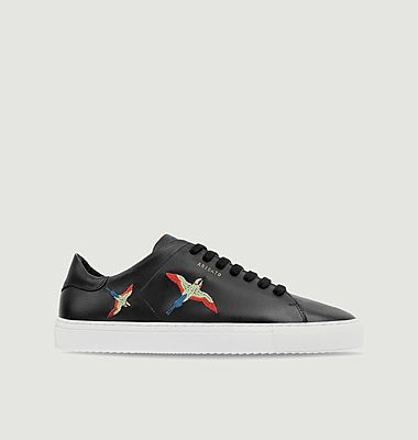 Clean 90 leather sneakers with embroidered birds