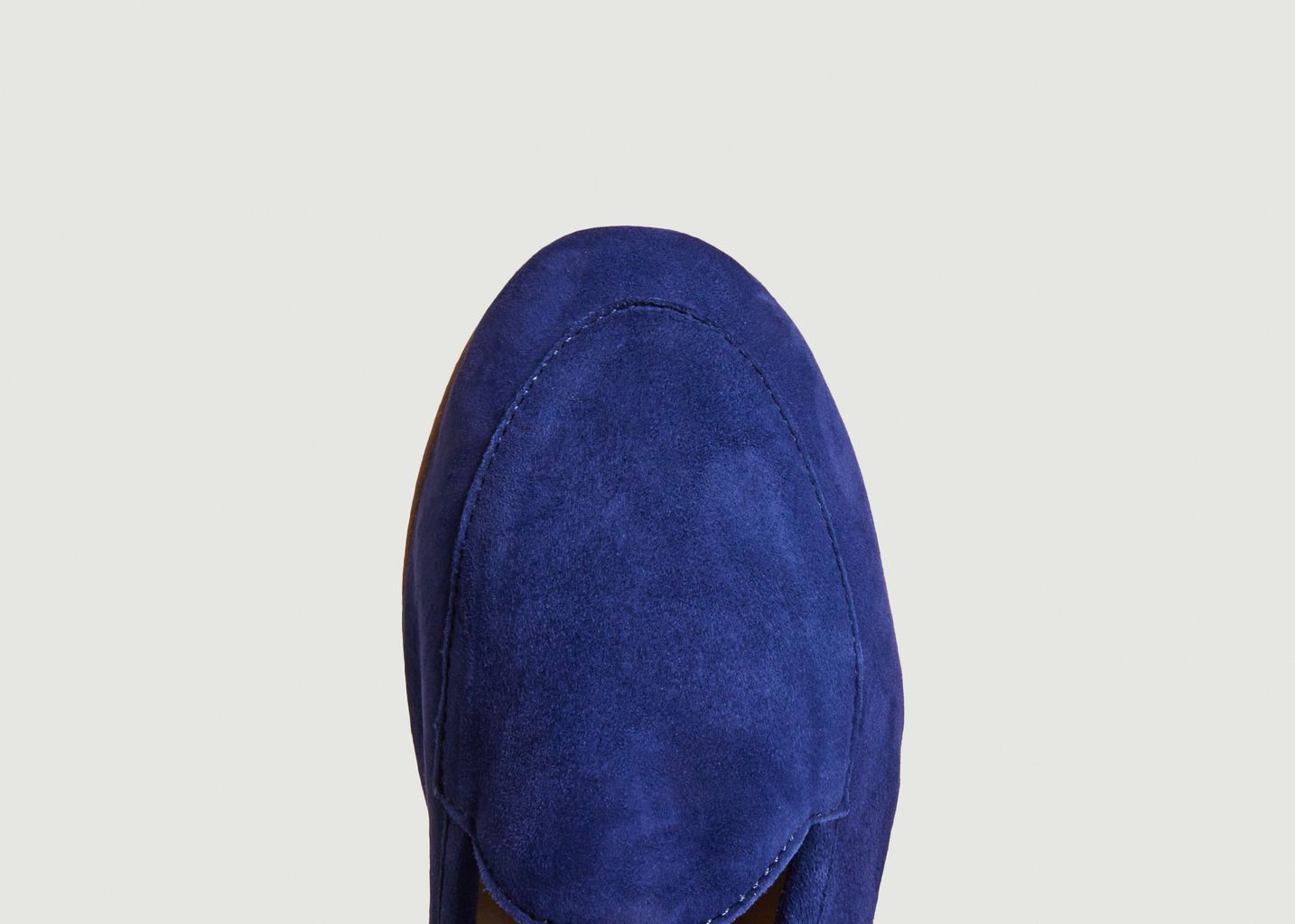 Mocha suede foldable travel slippers - Bagllerina