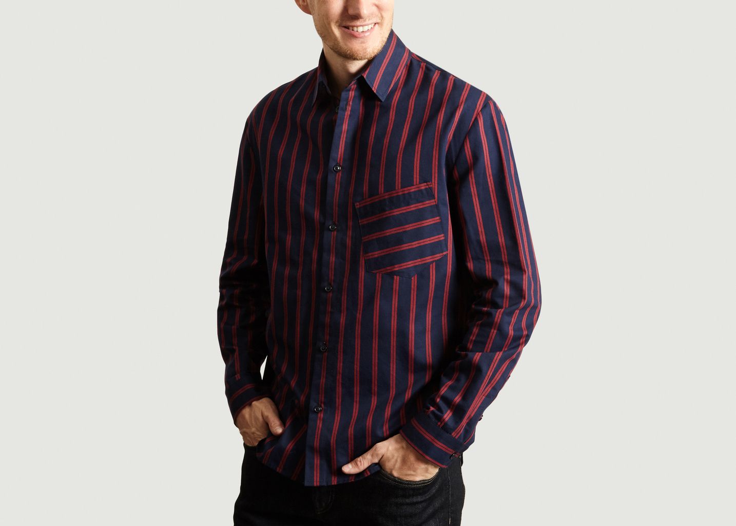 Chemise Stripe Twill - Band Of Outsiders