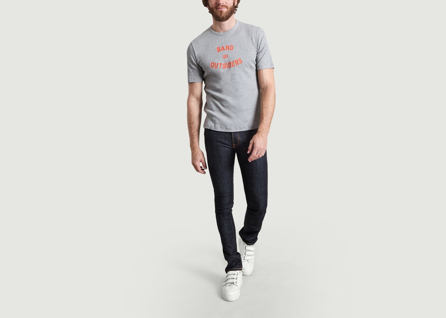 T-Shirt Logo Band Imprimé - Band Of Outsiders