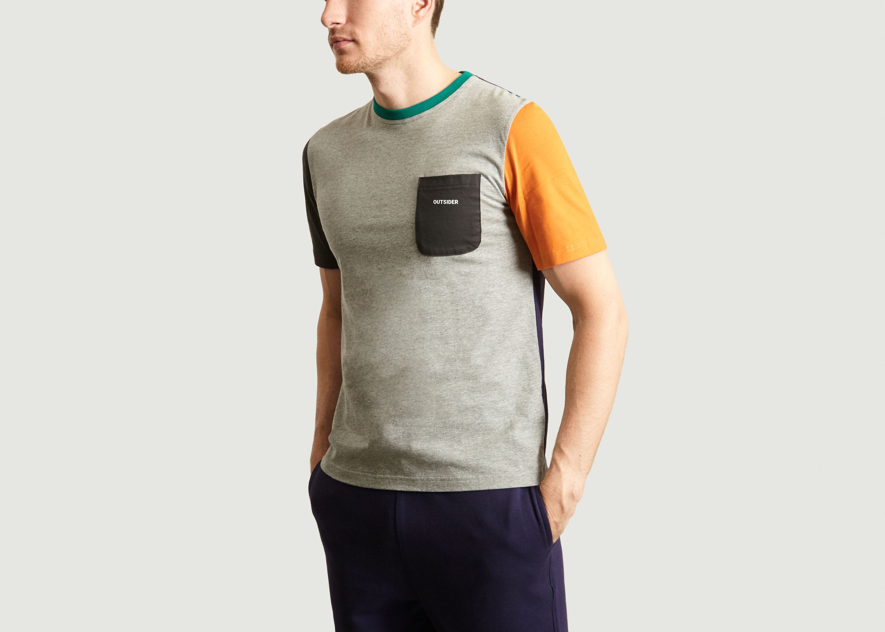 T-Shirt Colorblock - Band Of Outsiders