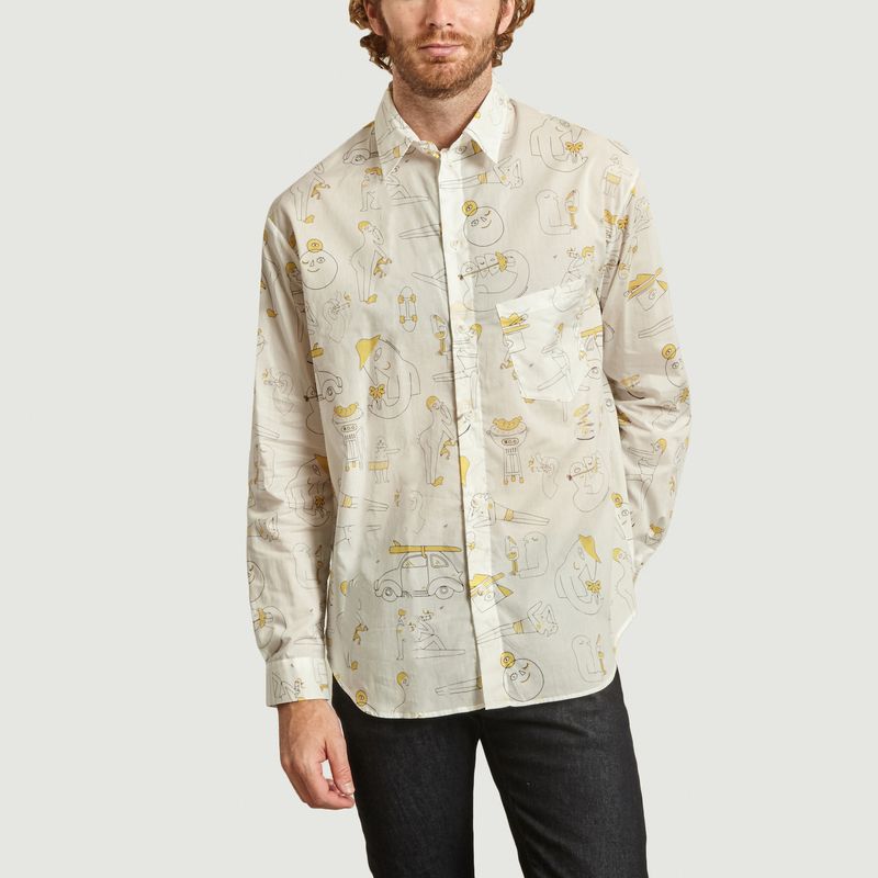 Abstract print shirt Band Of Outsiders x Amit  - Band Of Outsiders