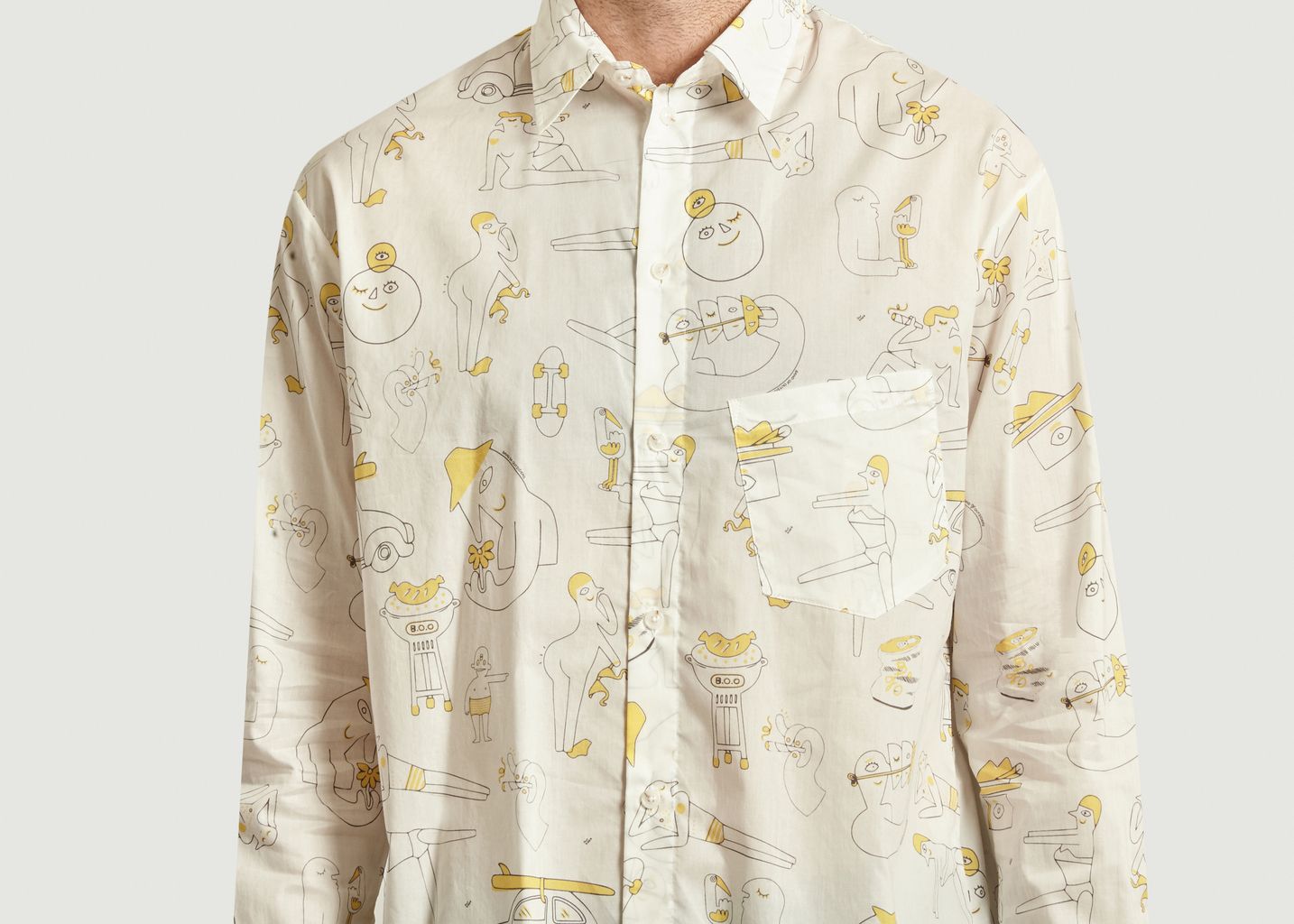 Chemise à imprimé abstrait Band Of Outsiders x Amit  - Band Of Outsiders