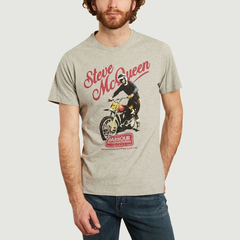 T-shirt Steve McQueen imprimé moto - Barbour Int.