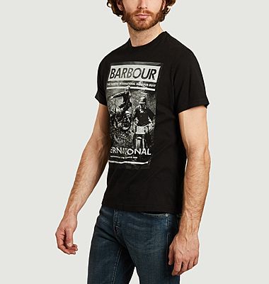 T-shirt Steve McQueen affiche course de motos