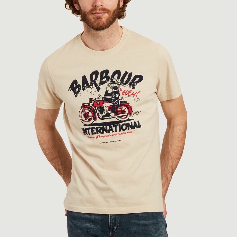 barbour motorbike t shirt