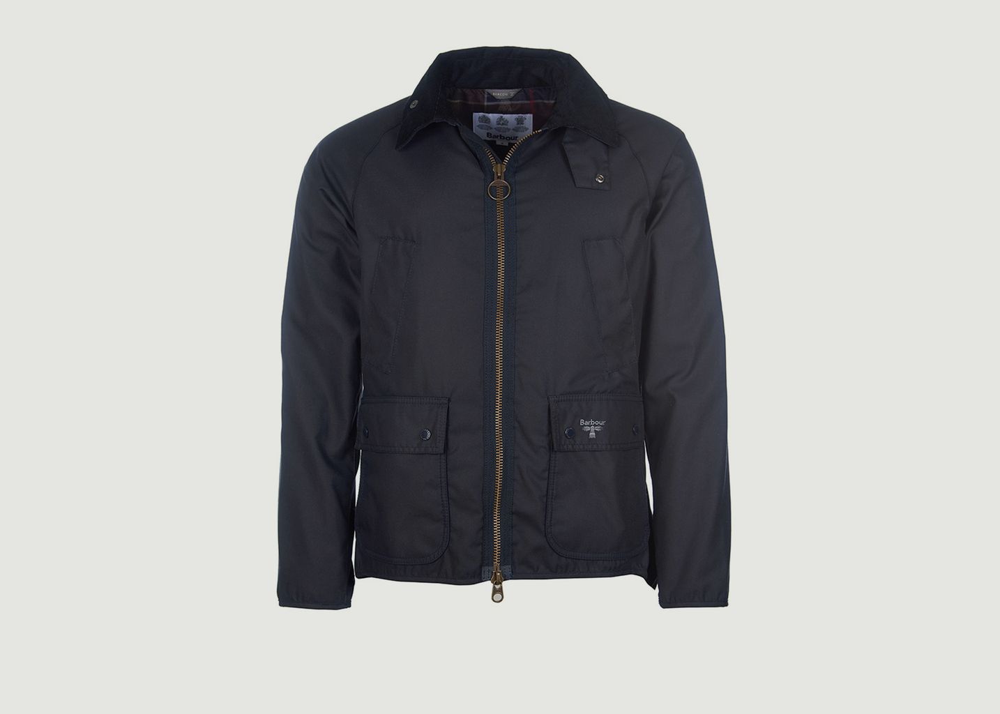 barbour bedale navy blue