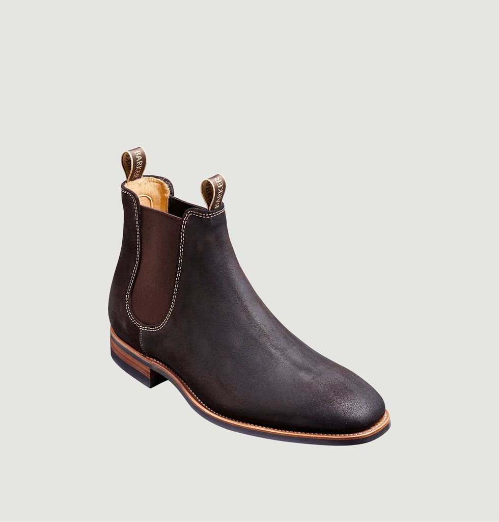 Mansfield Boots Dark Brown Barker Shoes L'Exception