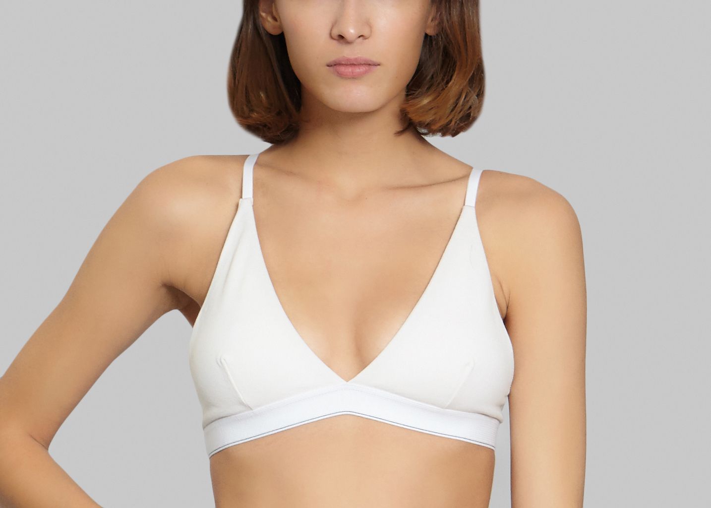 White triangle bralette Clearance