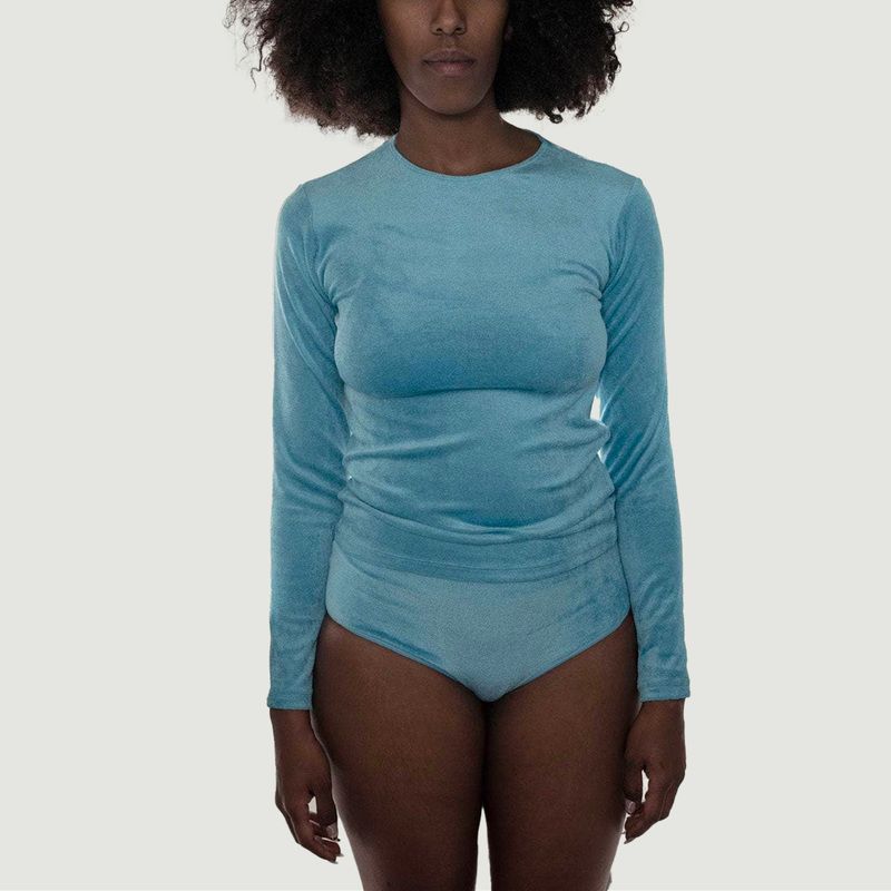 Omo Longsleeve T-shirt Light Blue Baserange | L'Exception