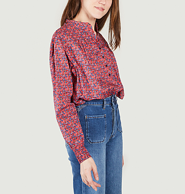 Blouse motif fleuri Freja