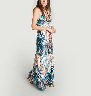 Robe longue imprimé fantaisie Joyce