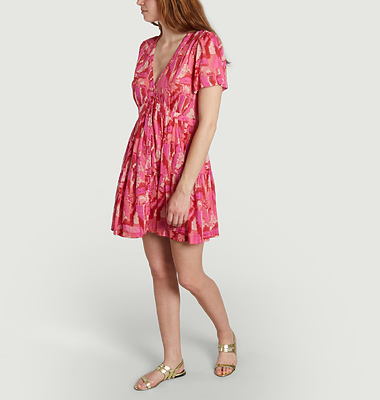 Robe courte imprimé fantaisie Talita