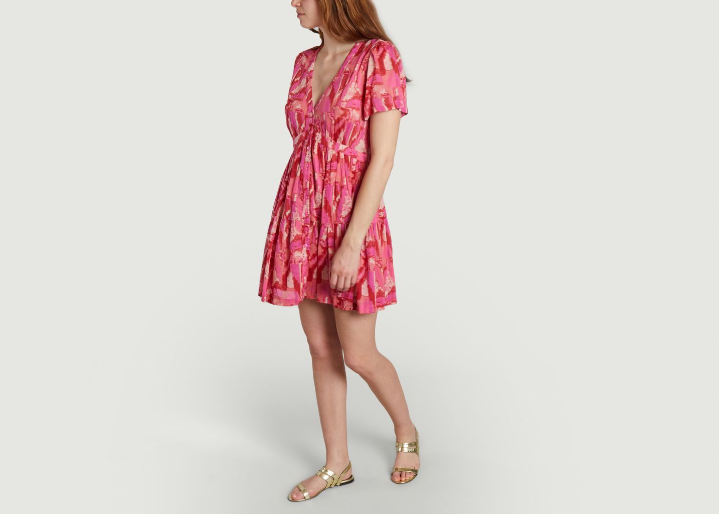 Soldes Robe courte imprimé fantaisie Talita Rose Ba&sh à -30% | L’Exception