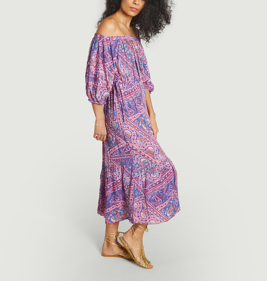 Robe midi imprimée Faga