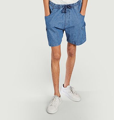 Serge cotton shorts