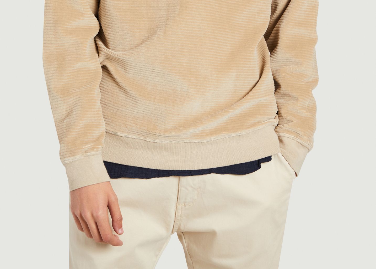 Eder Sweatshirt in organic cotton - Bask in the Sun