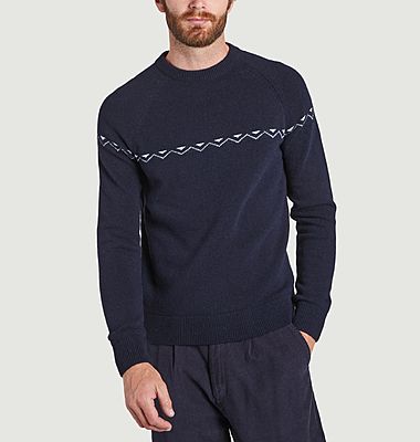 Sweater mit schickem Ibon-Frieze