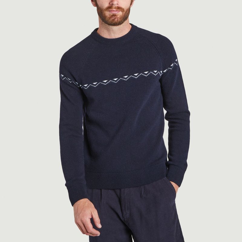 Sweater mit schickem Ibon-Frieze - Bask in the Sun