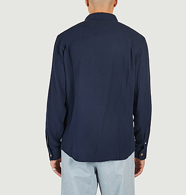 Chemise en coton texturé Oihana