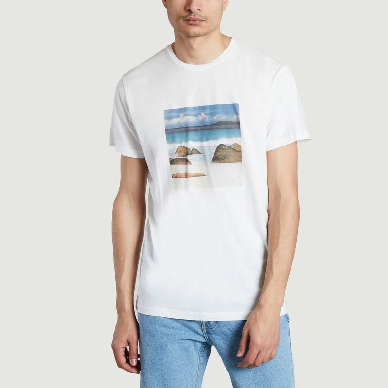 Nap photography printed t-shirt - Bask in the Sun