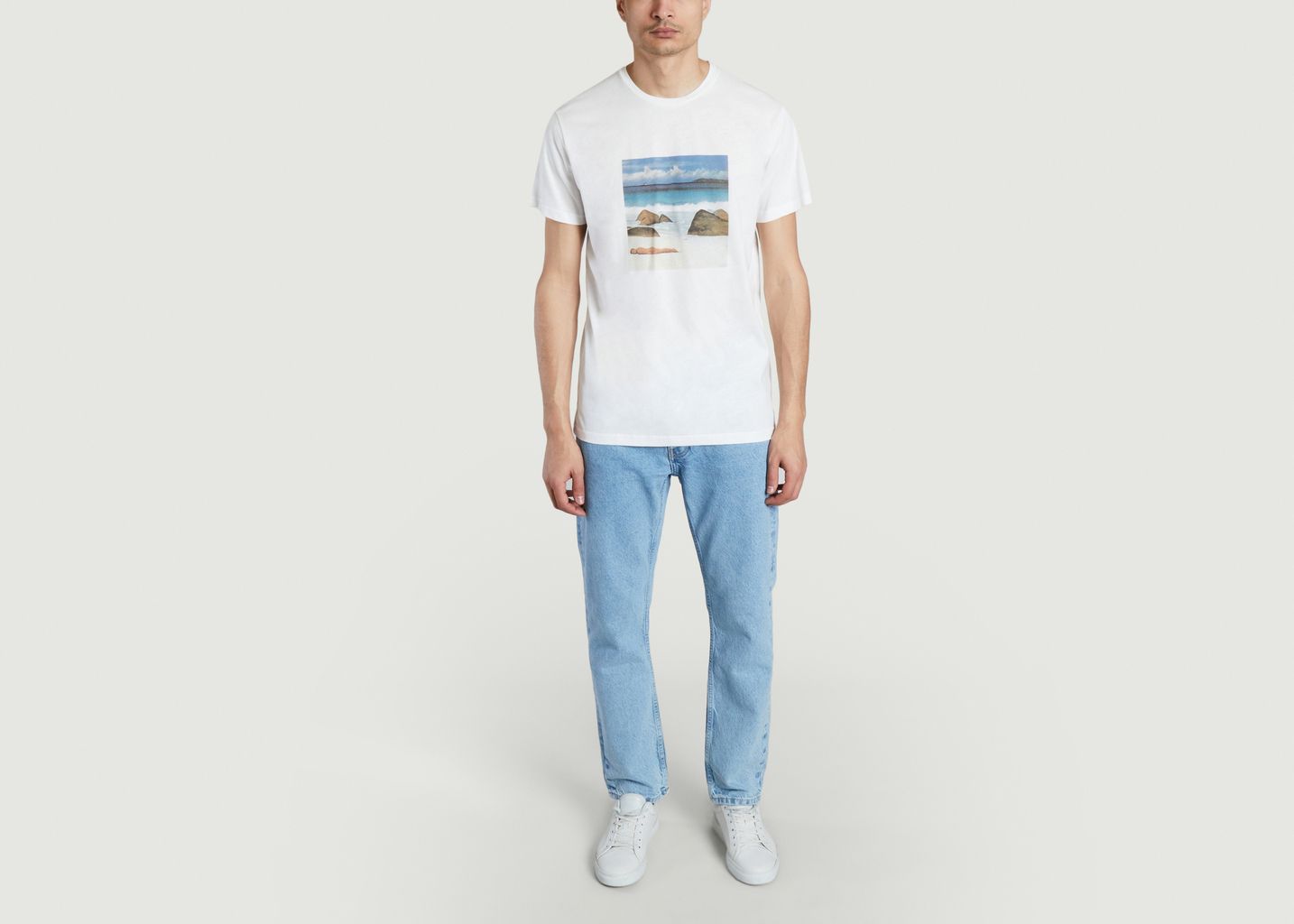 Nap photography printed t-shirt - Bask in the Sun