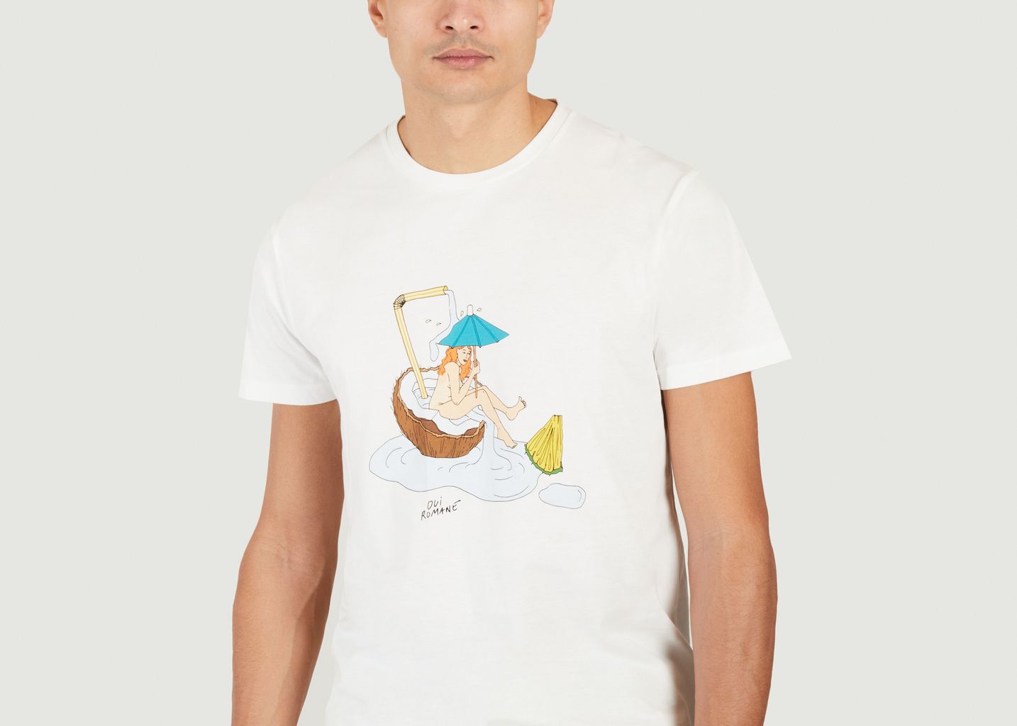 T-shirt Coconut Bask In The Sun x Roman Peychet Lacaze - Bask in the Sun
