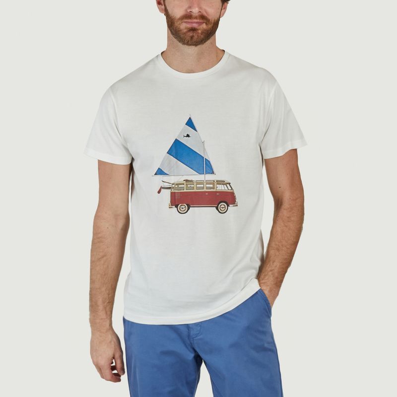 Sailing Van T-shirt - Bask in the Sun