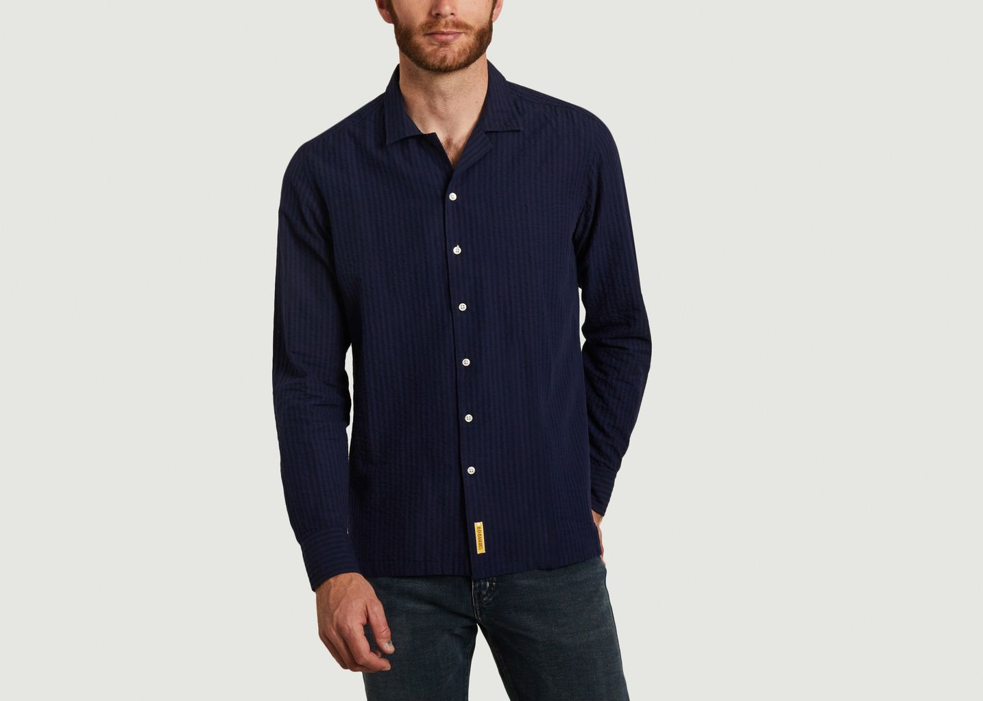 Homme Vêtements Chemises Chemises casual et boutonnées Baggies pour homme en coloris Bleu Chemise Coton B.D 