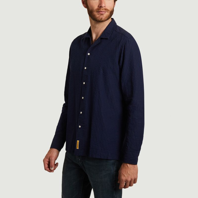Baggies pour homme en coloris Bleu Chemise Coton B.D Homme Vêtements Chemises Chemises casual et boutonnées 