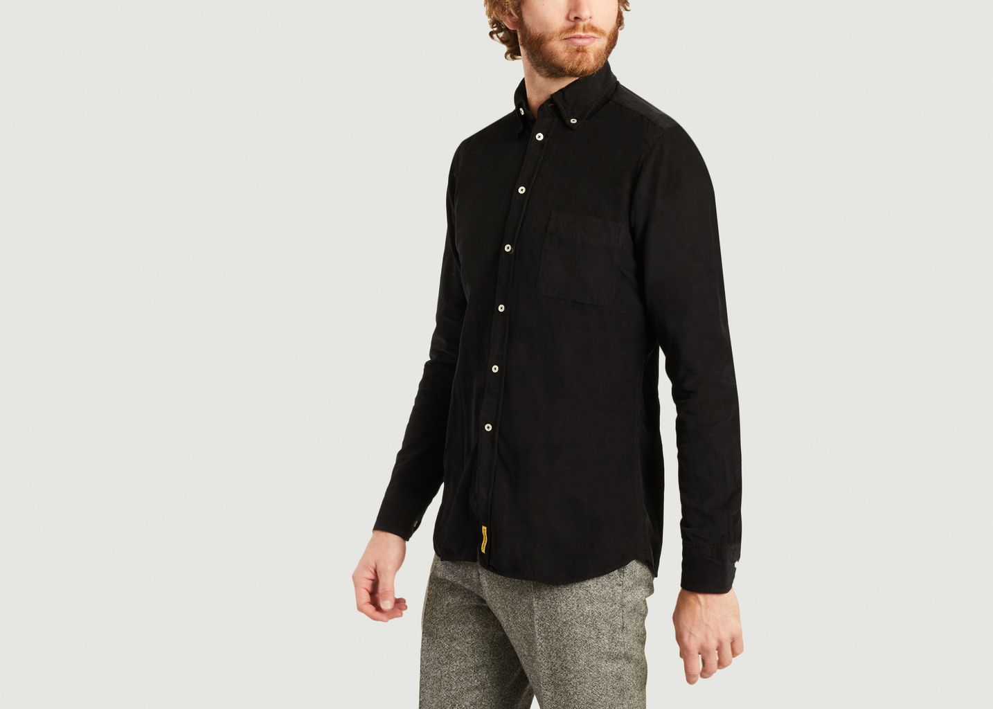 Chemise slim fit en velours côtelé Dexter - B.D Baggies