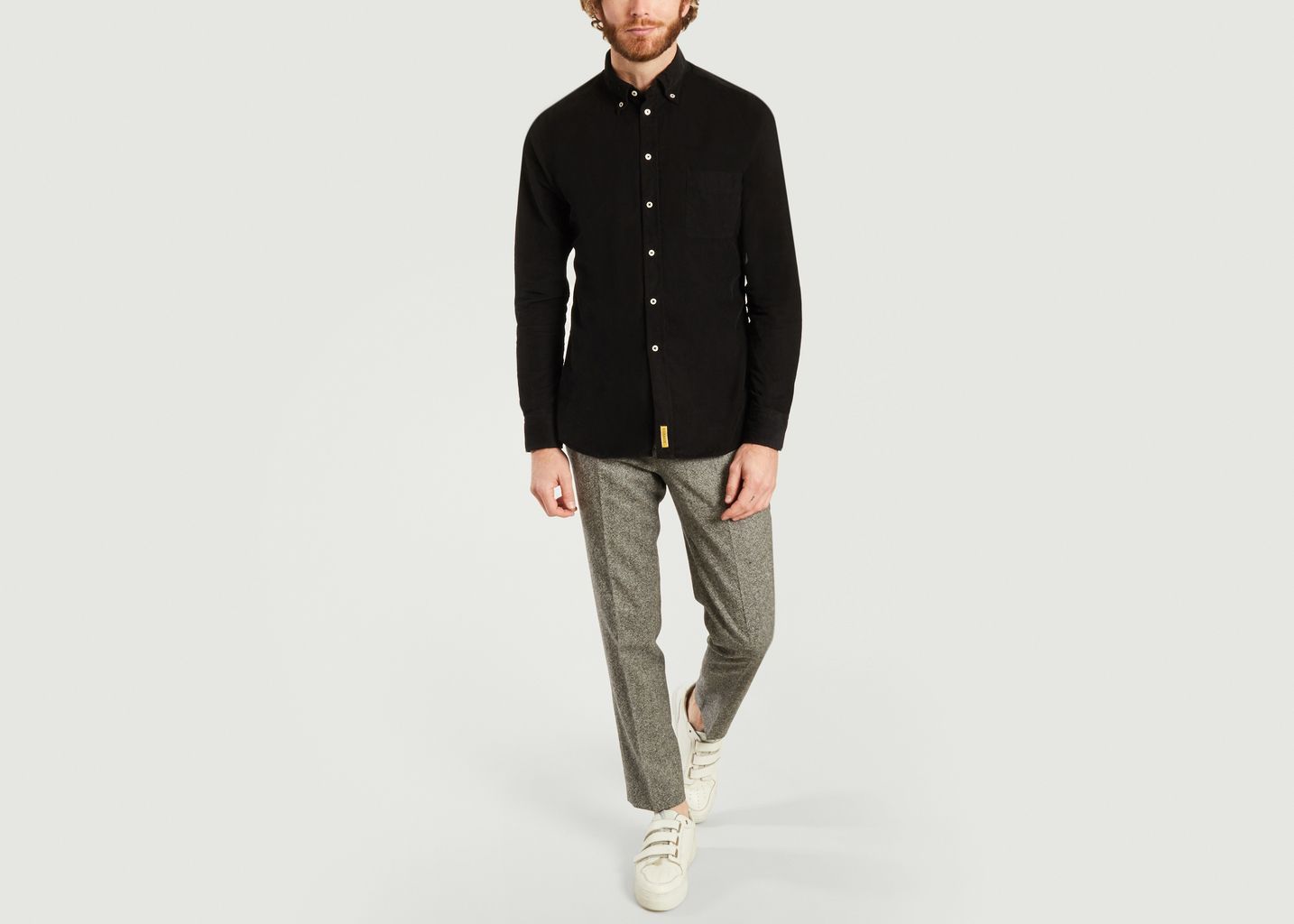Chemise slim fit en velours côtelé Dexter - B.D Baggies