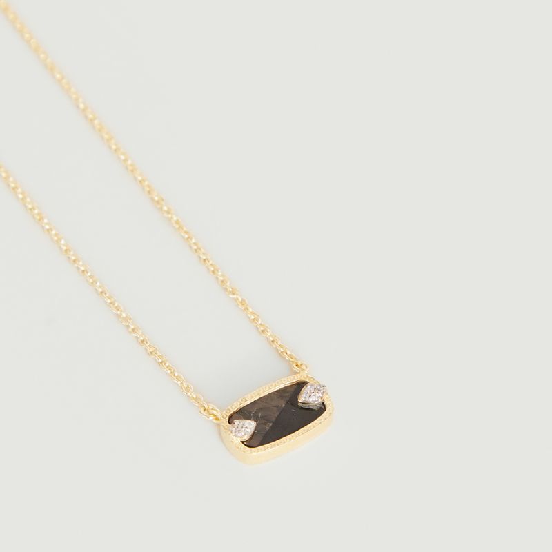 Sangha Onyx textured necklace - Be Maad