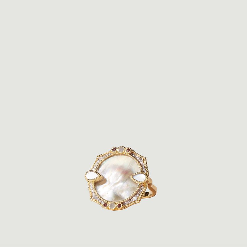 Janih Mother of Pearl Ring - Be Maad
