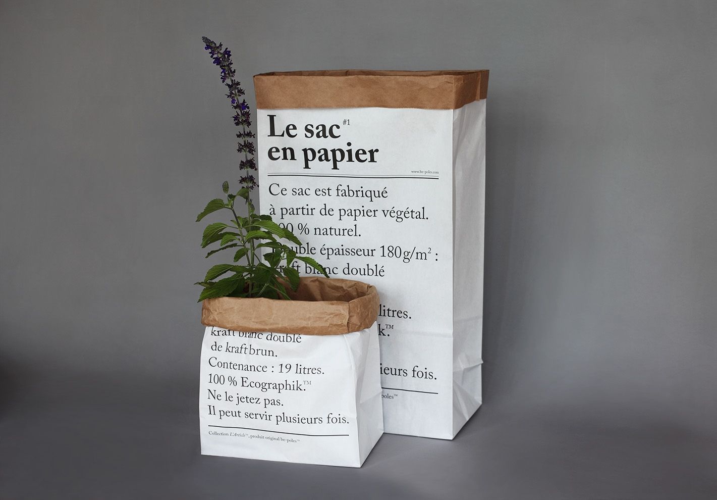 The Small Paper Bag - be-poles