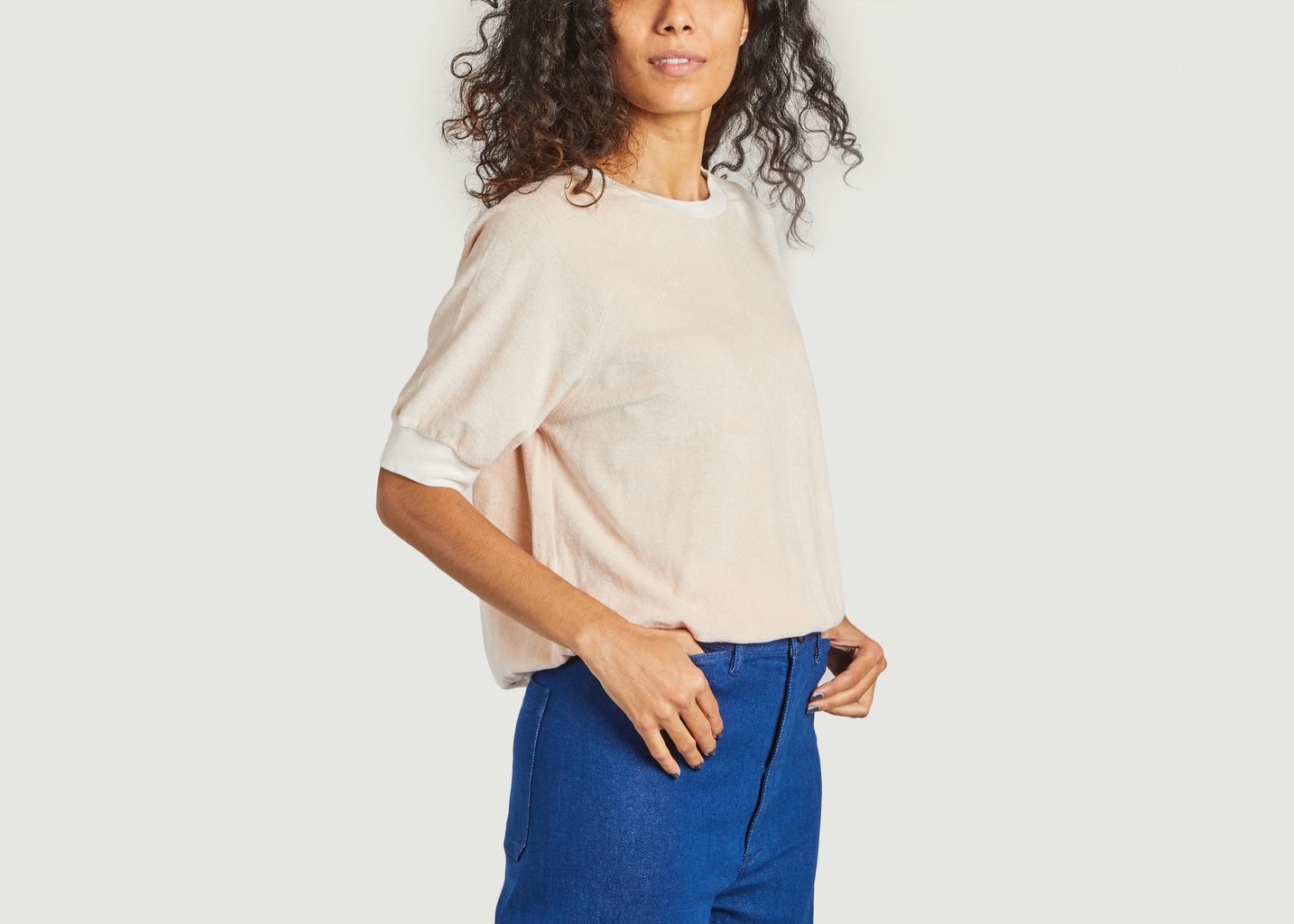 terry cloth sweatshirt