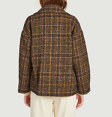 Oversized jacket with houndstooth pattern Vienna