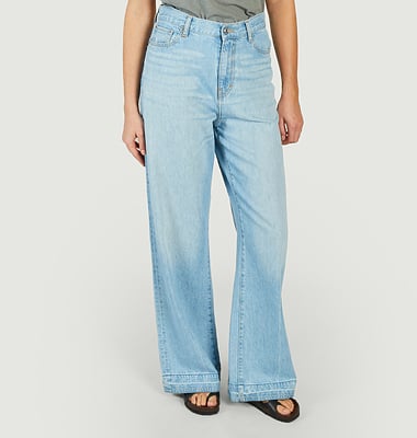 Lena High Waisted Front Pocket Dark Denim Jean - Pre Order – Aurélie