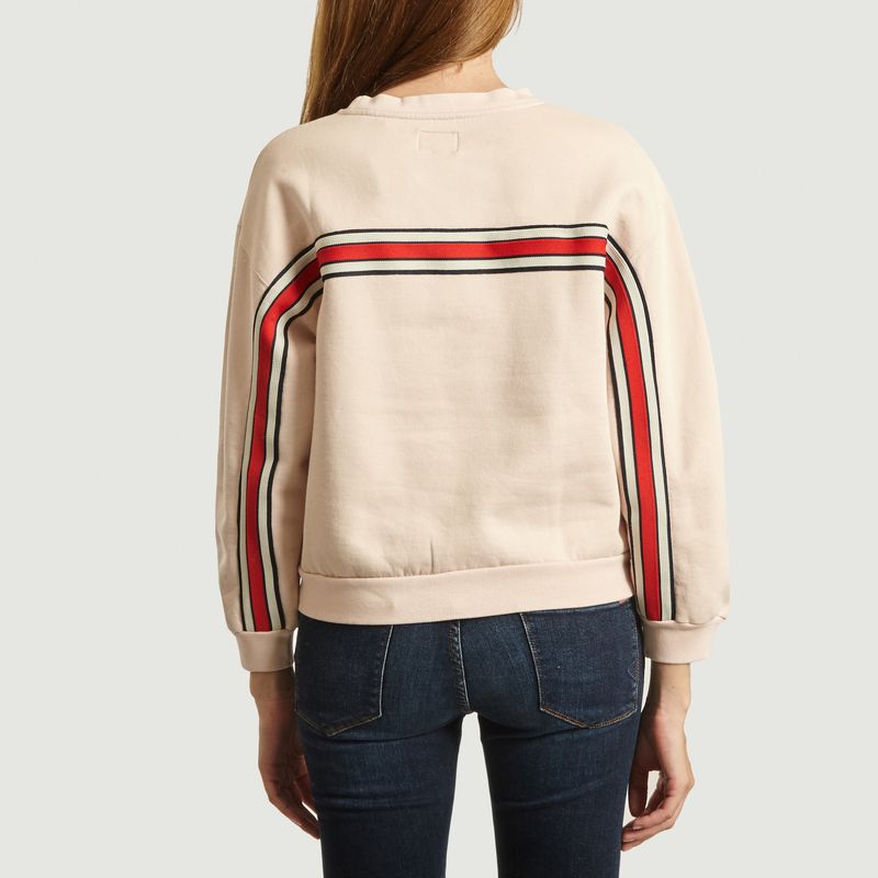 Sweat Vafi Avec Bandes Rayées Au Dos - Bellerose
