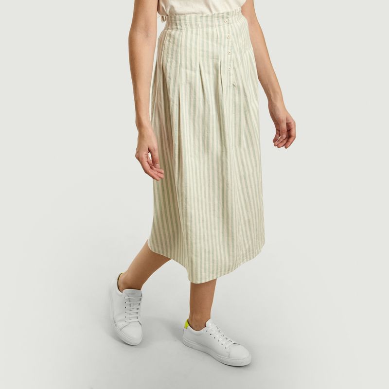 Jupe Midi Rayée Lexo - Bellerose